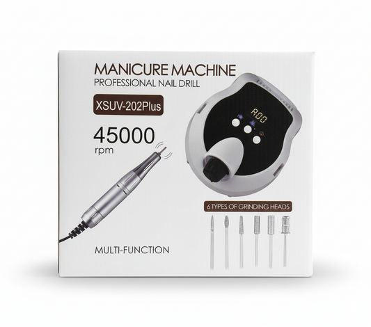 45000RPM Electric Nail Drill Machine Professional Nail Polishing Machine With Pedicure Foot Pedal Nail Sander Drill Milling Tool