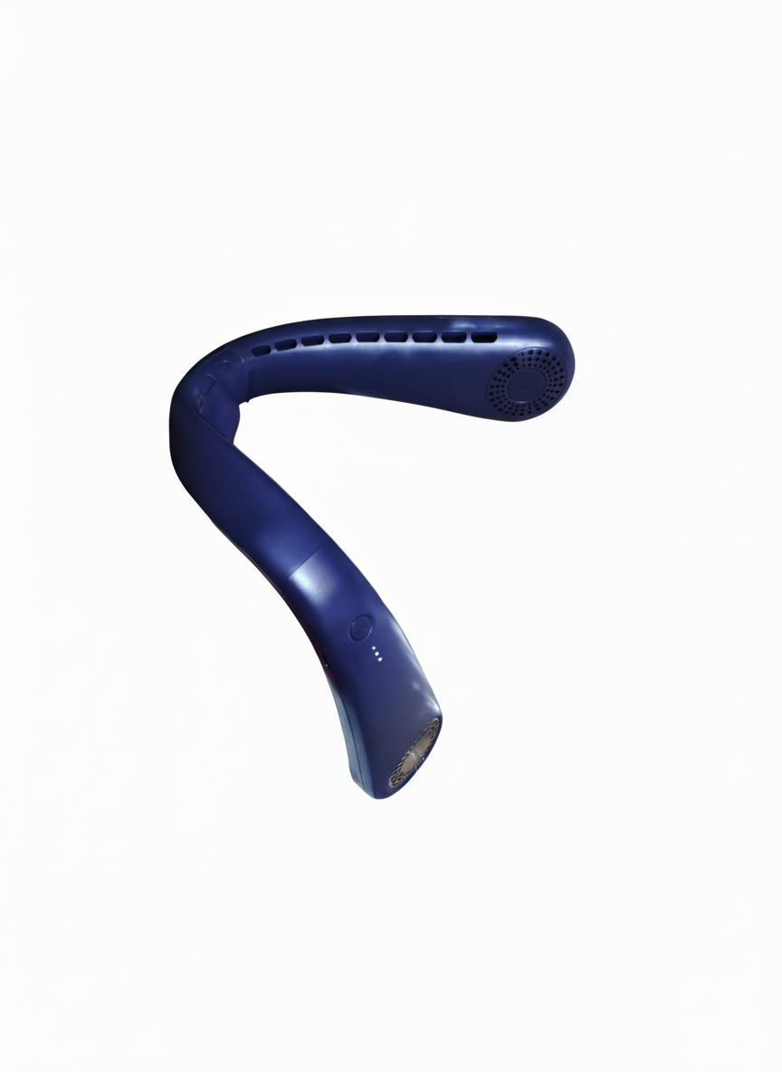 Neck Fan Portable Rechargeable 4000 mAh Battery Bladeless Neck Fan 360 degree flexible USB Rechargeable Cooling Fan