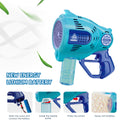 Kids Bubble Gun 57 Holes Automatic Bubble Blaster Maker with Lights for Kids for Wedding Birthday Party Gift Outdoor Toys