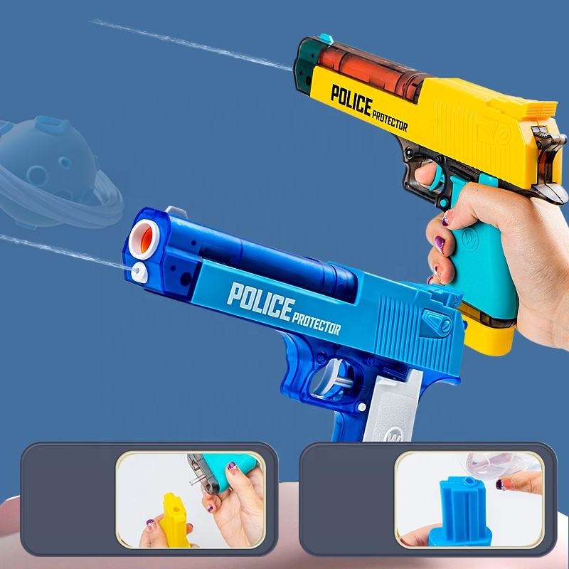 2-in-1 Soft Bullet & Water Gun Toy – Kids Safe Foam Dart Blaster with EVA Bullets, Police Play Toy Gun for Boys & Girls