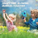 Kids Bubble Gun 57 Holes Automatic Bubble Blaster Maker with Lights for Kids for Wedding Birthday Party Gift Outdoor Toys