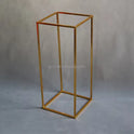 Gold Metal Flower Vase Stand – Wedding Column Centerpiece Rack for Events & Parties