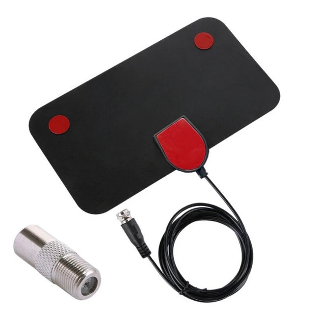 TVFox HD Digital Indoor TV Antenna – DVB-T2/VHF/UHF/ATSC Signal Receiver