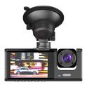 Black Box 3-Channel 1080P Dash Cam – Front, Interior & Rear Car Camera with Night Vision