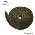 Heat Shield Insulation Wrap 1.5mm x 50mm x 15m – Exhaust Muffler Thermal Tape with 4 Stainless Ties