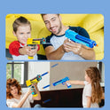 2-in-1 Soft Bullet & Water Gun Toy – Kids Safe Foam Dart Blaster with EVA Bullets, Police Play Toy Gun for Boys & Girls