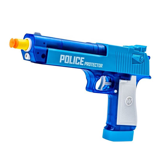 2-in-1 Soft Bullet & Water Gun Toy – Kids Safe Foam Dart Blaster with EVA Bullets, Police Play Toy Gun for Boys & Girls