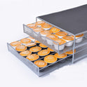 72 Pods Coffee Pod Holder – 2-Tier Drawer Rack Compatible with Dolce Gusto & K-Cup