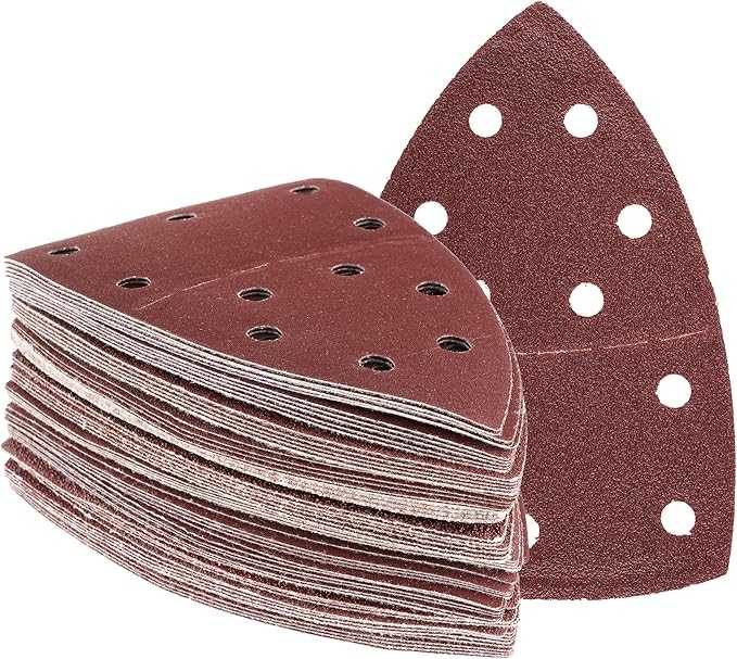 25 Sheets Velcro Prio Sandpaper for Multi Sander 105 x 152 mm