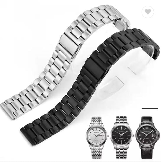 20-22mm Stainless Steel Chain Straps for Smart Watches