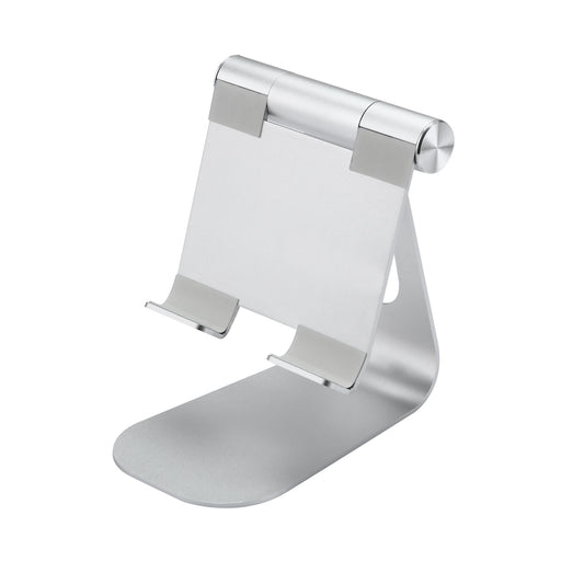 Multi-Angle Adjustable Tablet Stand – Universal Holder for mobiles & Tablets up to 12.9" (Silver)