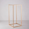 Gold Metal Flower Vase Stand – Wedding Column Centerpiece Rack for Events & Parties