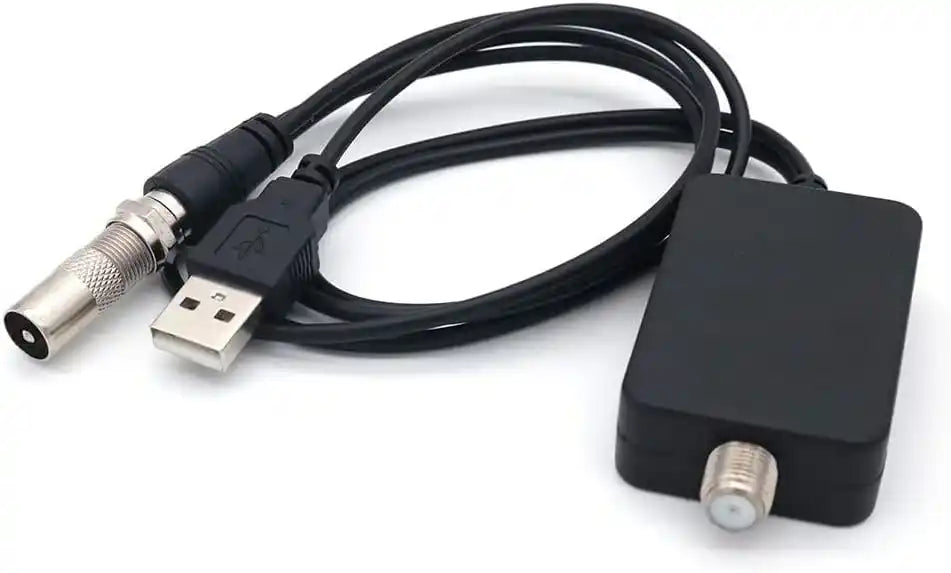 HDTV Antenna Amplifier 4K | Low Noise, High Gain TV Signal Booster