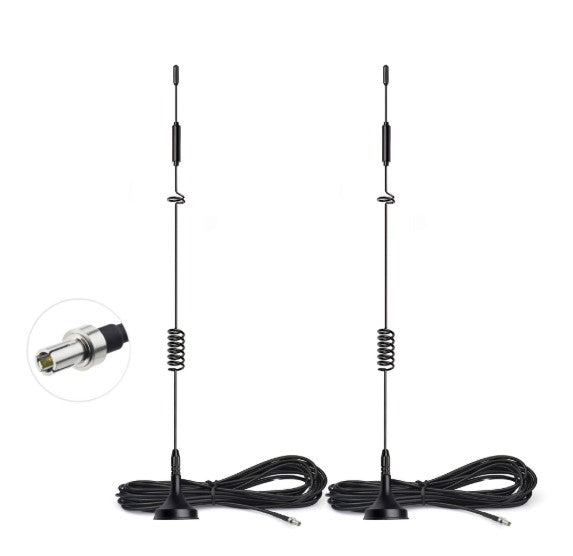 Bingfu 4G LTE Antenna TS9 Aerial 8dBi Magnetic Base Antenna 2-Pack Compatible with MiFi Hotspot Router USB Modem Dongle Netgear LB2120 Nighthawk M1 MR1100 M2 MR2100 AC785 AC797 AC790 AC810