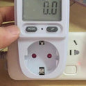 EU Plug 220V Digital LCD Power Meter Wattmeter Socket Energy Meter Kwh Voltage Current Frequency Electricity Monitor