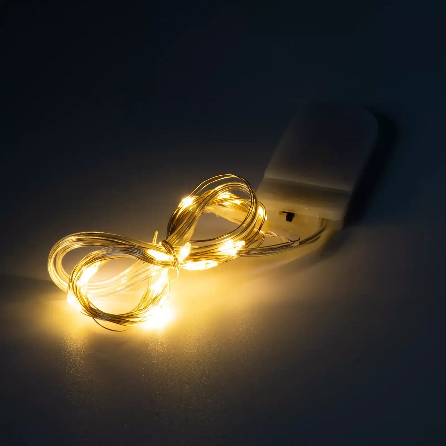 LED Lichterkette Timer Micro Warmwei Drahtlicht Mikro Batterie 10 20 40 LED