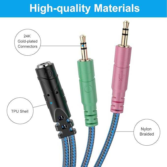 Envel Combo Audio Jack Y Adaptor