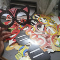 27 pcs PowerTRC Photo Booth Props – Funny Party & Event Set