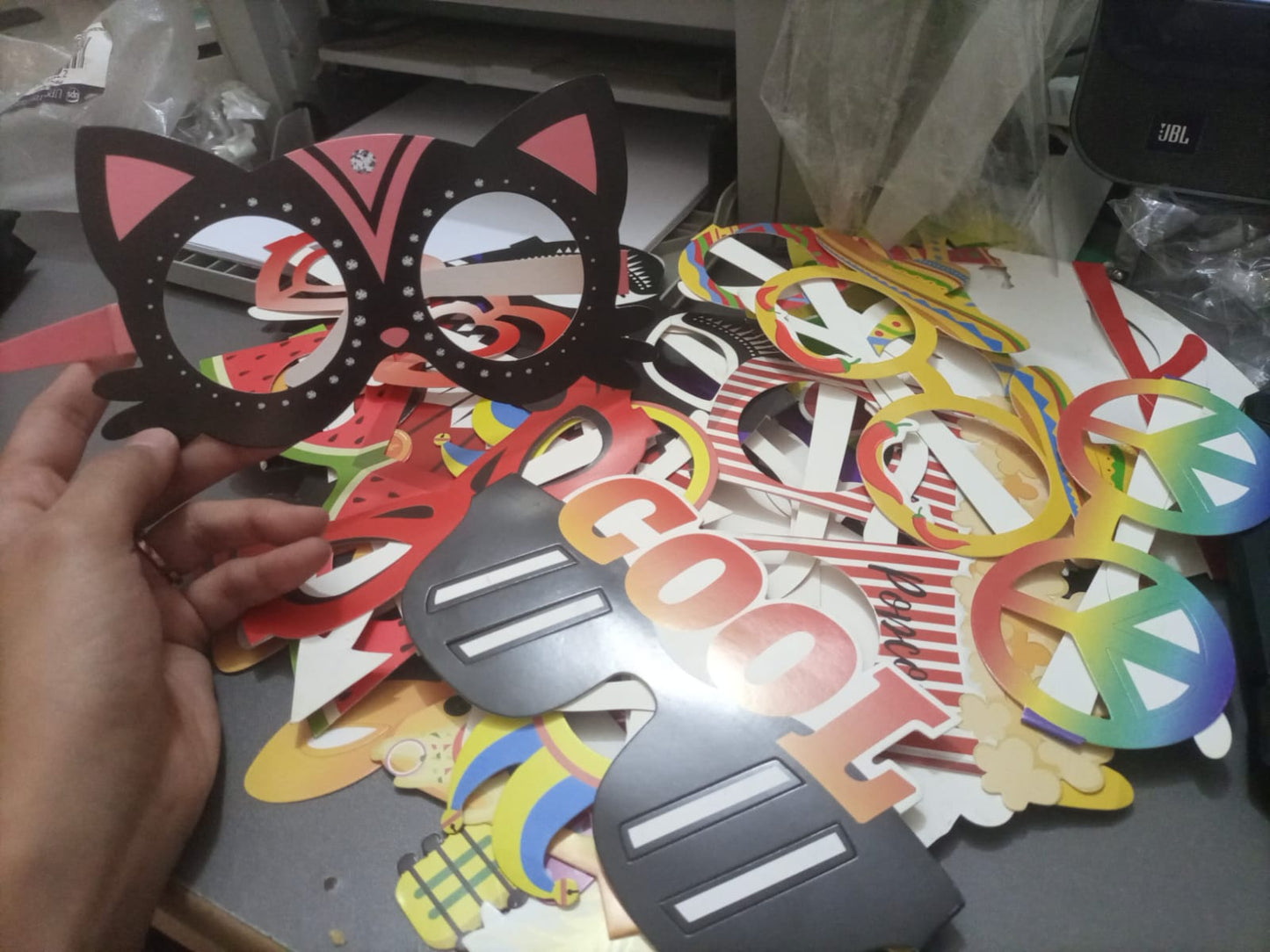 27 pcs PowerTRC Photo Booth Props – Funny Party & Event Set