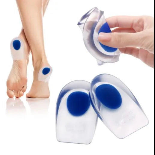 Silicone Heel Cups Pads for Bone Spurs Pain Relief Protectors