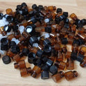 32pcs of 1ml Small Brown Glass Dropper Bottles | Empty Cosmetic & Essential Oil Bottles