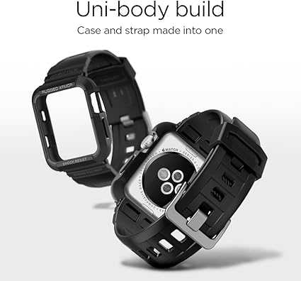 Spigen Rugged Armor Pro Designed for Apple Watch 1 & 2 & 3