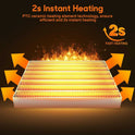 .Mini Ceramic Fan Heater