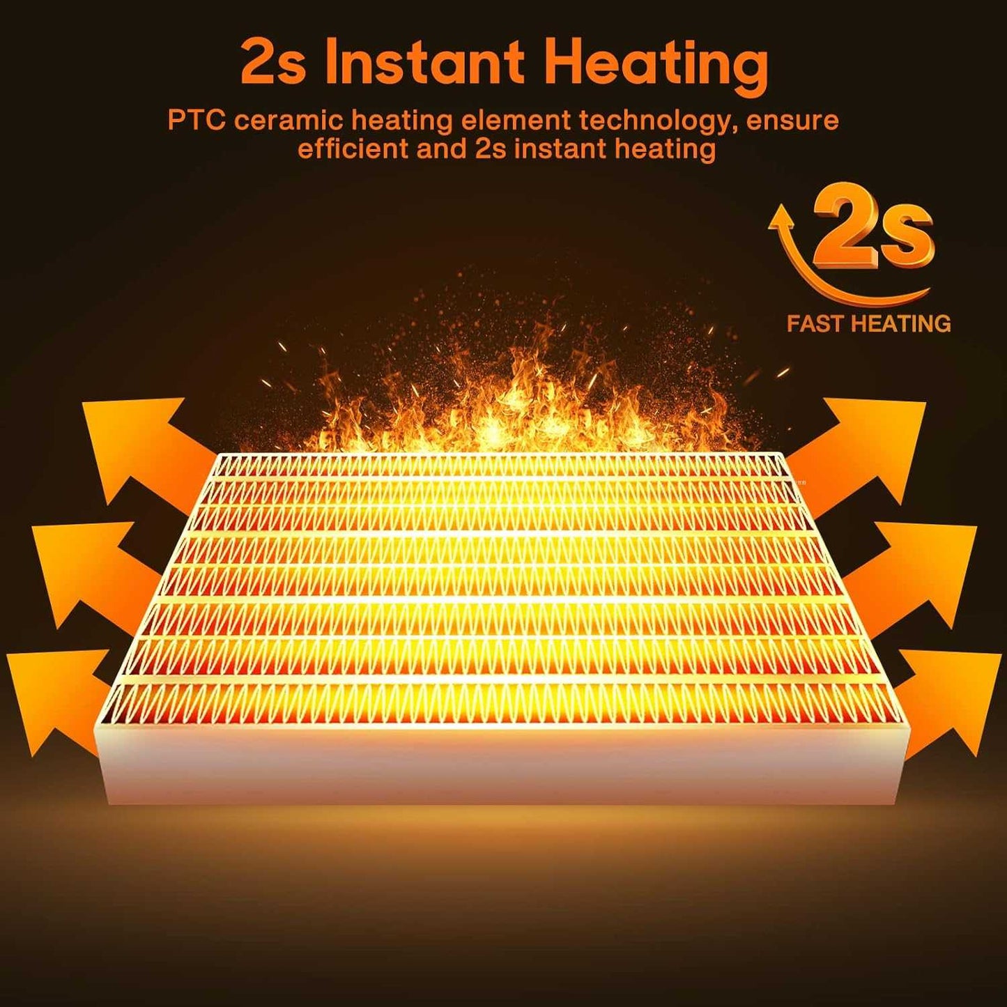 .Mini Ceramic Fan Heater
