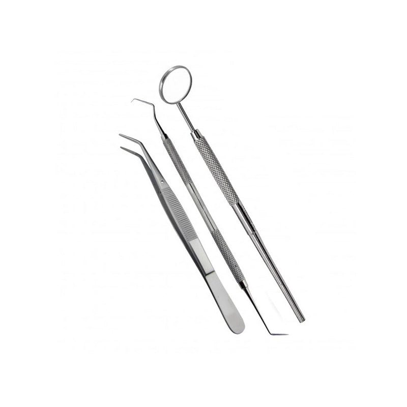 Stainless Steel Dental Instruments Set | Basic Dentist Tools Kit