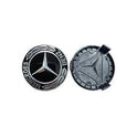 Mercedes-Benz Black Classic Logo Wheel Center Cap – Genuine MB Parts