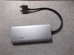 USB-C to Dual HDMI Hub – 8-in-1 Docking Station with USB, VGA & DisplayPort for Dell XPS, HP & Chromebook Pixel