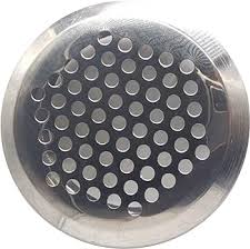 10PCS 2.08 Inch Stainless Steel Round Air Vents – Circular Soffit Vent Mesh for Kitchen, Bathroom, Cabinet & Wardrobe