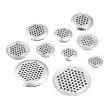 10PCS 2.08 Inch Stainless Steel Round Air Vents – Circular Soffit Vent Mesh for Kitchen, Bathroom, Cabinet & Wardrobe