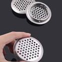 10PCS 2.08 Inch Stainless Steel Round Air Vents – Circular Soffit Vent Mesh for Kitchen, Bathroom, Cabinet & Wardrobe