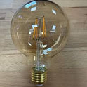Bonlux 8W G125 LED Globe Light Bulb – E26 Dimmable Vintage Edison Bulb 2700K Warm White (1 Pack)