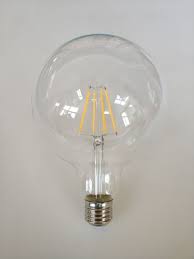 Bonlux 8W G125 LED Globe Light Bulb – E26 Dimmable Vintage Edison Bulb 2700K Warm White (1 Pack)