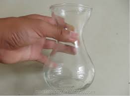 3 Transparent Glass Vase – Round Hydroponic Hyacinth Flower Bottle