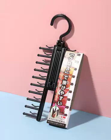 PRETYZOOM 2pcs Belt and Scarf Hanger Organizer Storage Rack for Ties Belts and Scarves Space-Saving Closet Sturdy and Design for