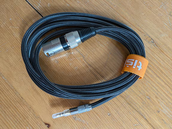 Tisino XLR Female to 1/4 Inch TRS Jack Lead – Balanced Audio Cable
