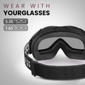 OutdoorMaster OTG Ski Goggles for Men, Women & Youth | 100% UV Protection