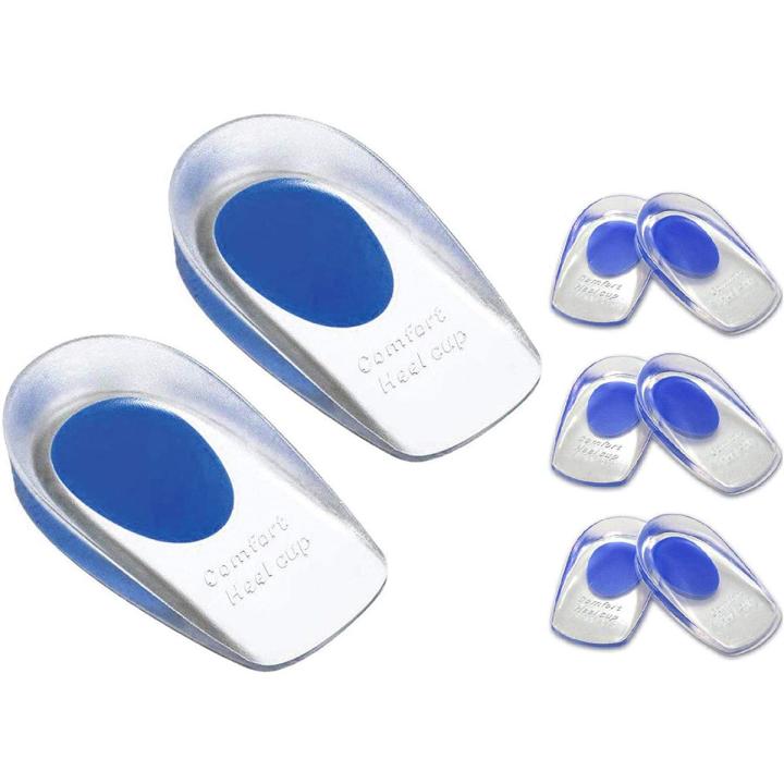 Silicone Heel Cups Pads for Bone Spurs Pain Relief Protectors