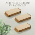 Small Craft Envelopes – 50pcs Mini Brown Kraft Paper Pouches for Jewelry, Seeds, Coins & Gifts