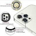 Tempered Glass HARD DIAMOND for camera (LENS) for Samsung Galaxy S24 silver (lens 3 pieces)