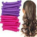 pack of 4 12pcs in each pack Heatless Spiral Hair Curlers – No-Heat Curling Rollers Styling Kit