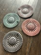 pack of 5 Silicone Sink Drain Stopper & Hair Catcher – Bathroom Filter