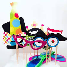 27 pcs PowerTRC Photo Booth Props – Funny Party & Event Set