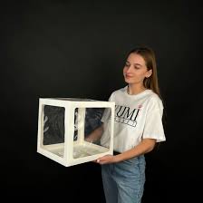 Baby Shower Balloon Boxes – Pink, Blue, White DIY Decor