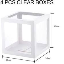 Baby Shower Balloon Boxes – Pink, Blue, White DIY Decor