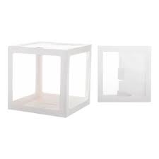 Baby Shower Balloon Boxes – Pink, Blue, White DIY Decor