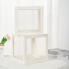 Baby Shower Balloon Boxes – Pink, Blue, White DIY Decor